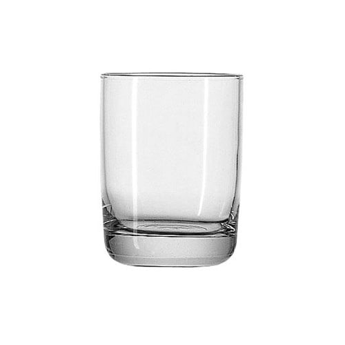 Glass Room Tumbler, Rocks Style with Straight Bottom, 8oz